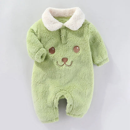 Baby Bodysuit Newborn Romper – Cartoon Infant Jumpsuit With Elastic Cuffs 0-12 Months - ZOOMNSTORE