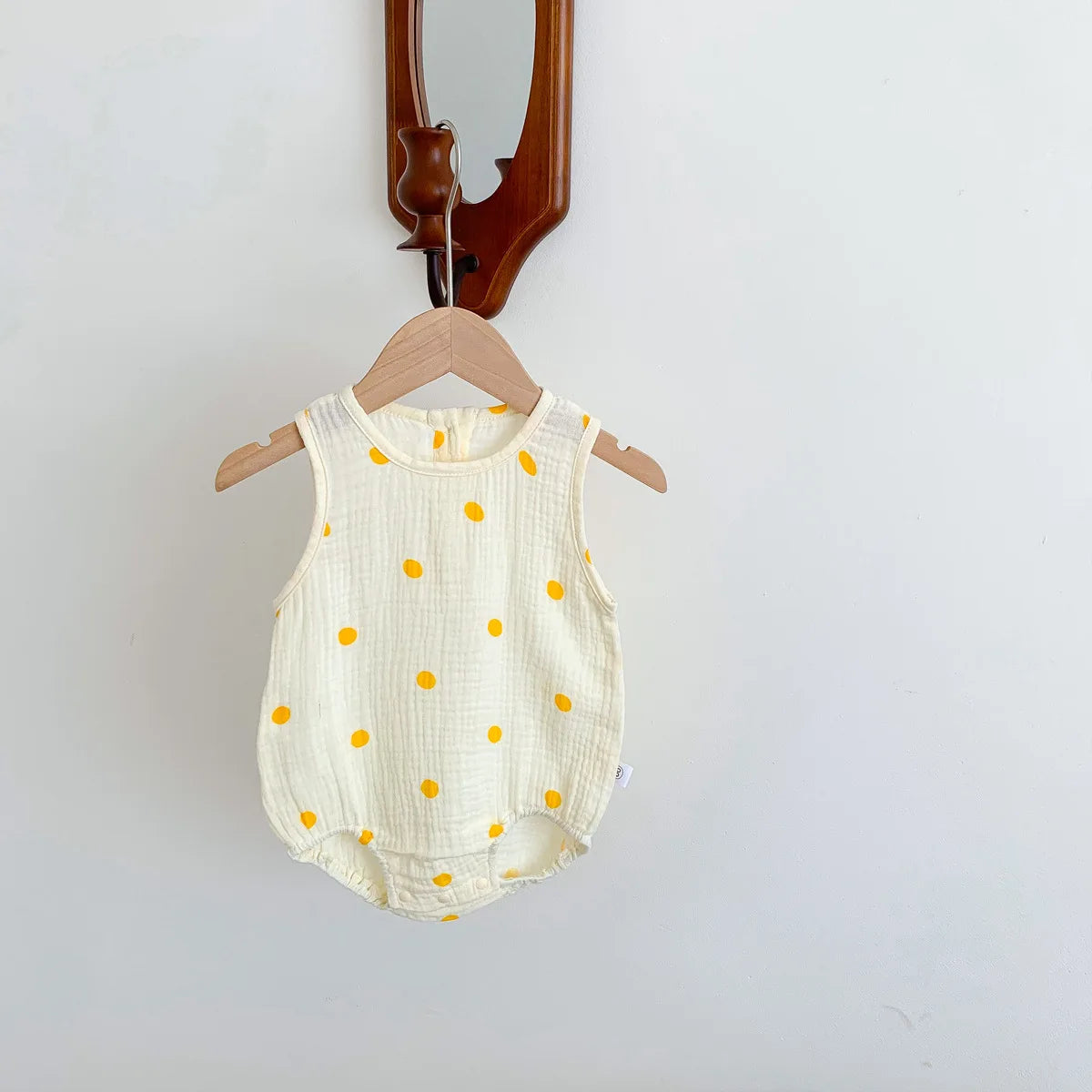 Baby Bodysuits Cotton - Newborn Infant Jumpsuits Unisex Sleeveless Romper Summer Wear - ZOOMNSTORE