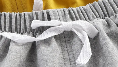 Baby Boy Shorts - Casual Summer Kids Drawstring Waist Lightweight Polyester Pants - ZOOMNSTORE
