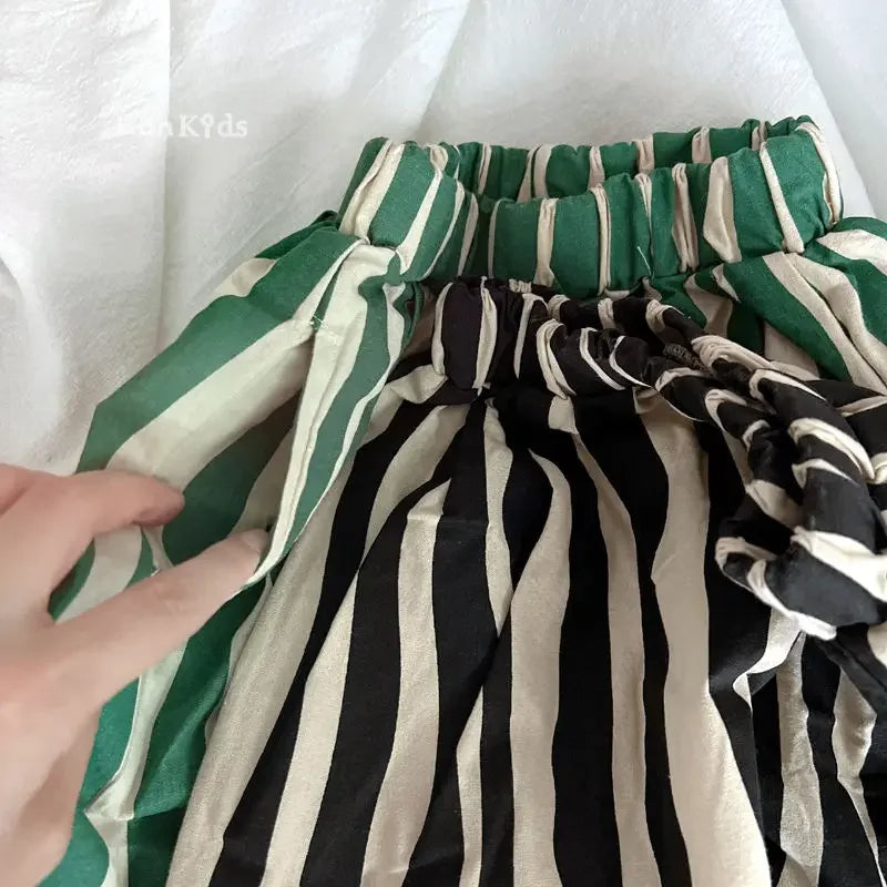 Striped Toddler Shorts - Soft Breathable Casual Pants for Spring Summer - ZOOMNSTORE