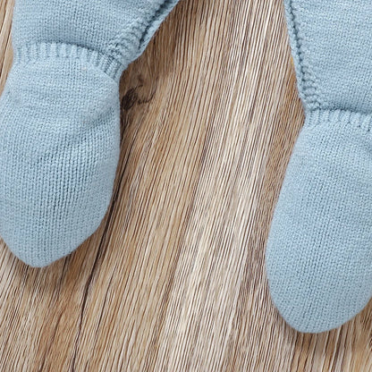 Baby Boys Rompers - Soft Knit Long Sleeve Turn-Down Collar Infant Jumpsuit - ZOOMNSTORE