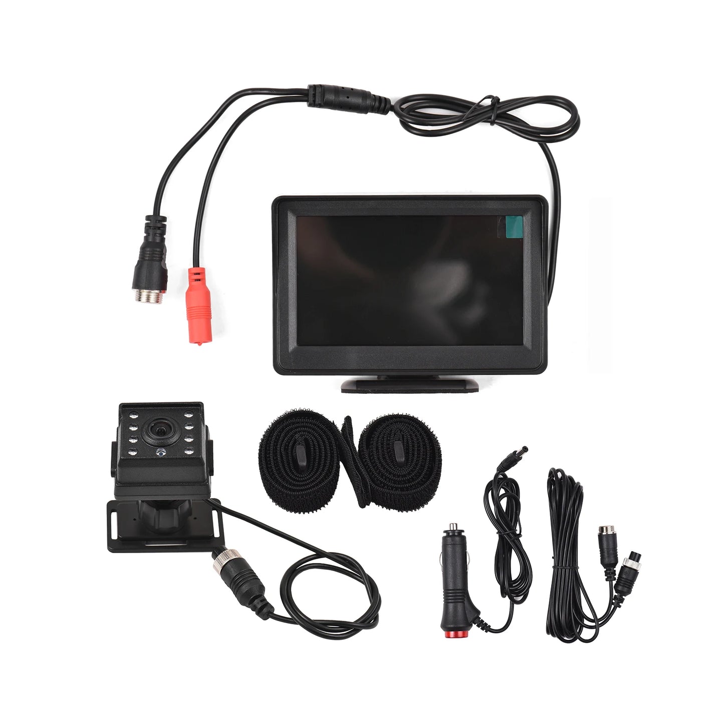 1080P Baby Car Monitor Camera for Baby Rear Facing Seat 4.3 Inch Car Seat Mirror Display 150° Wide View Night Vision Car Camera - ZOOMNSTORE