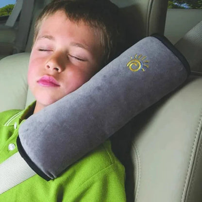 Baby Car Pillow - Kids Car Seat Pillow With Seat Belt Shoulder Pad Cushion - ZOOMNSTORE