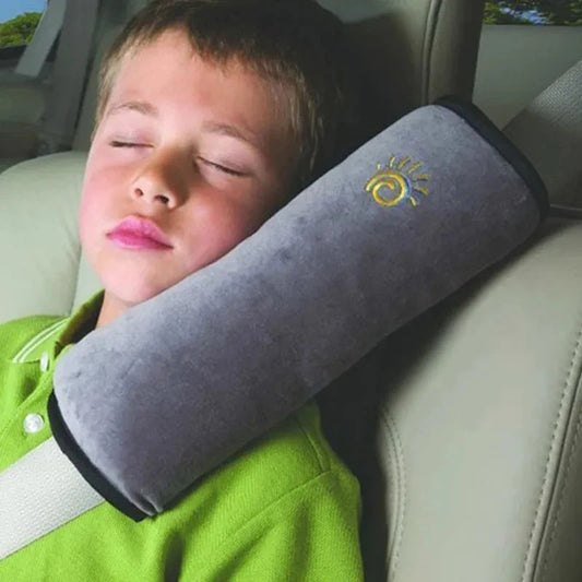Baby Car Pillow - Kids Car Seat Pillow With Seat Belt Shoulder Pad Cushion - ZOOMNSTORE