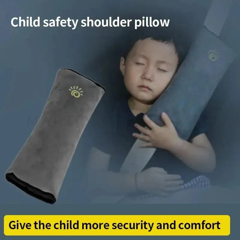 Baby Car Pillow - Kids Car Seat Pillow With Seat Belt Shoulder Pad Cushion - ZOOMNSTORE