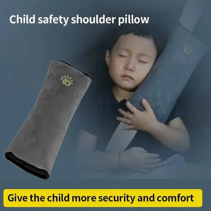 Baby Car Pillow - Kids Car Seat Pillow With Seat Belt Shoulder Pad Cushion - ZOOMNSTORE