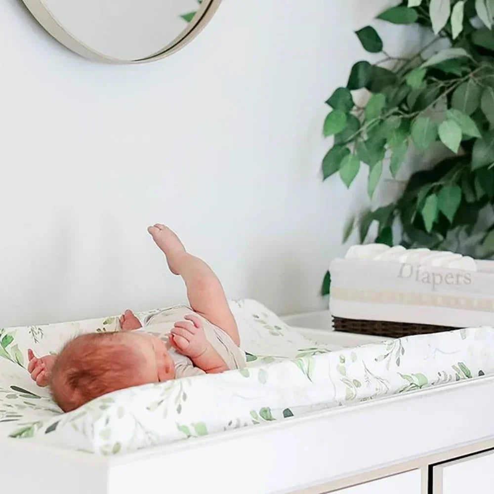 Newborn Change Table Covers Baby Diaper Changing Pad Cover Printing Design Breathable Soft Reusable Diaper Changing Mat Cover - ZOOMNSTORE
