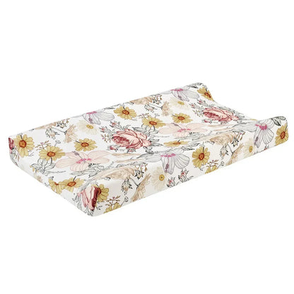 Newborn Change Table Covers Baby Diaper Changing Pad Cover Printing Design Breathable Soft Reusable Diaper Changing Mat Cover - ZOOMNSTORE