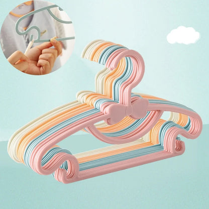 Baby Clothes Hangers - Kids Plastic Hangers | Slim Portable Nursery Rack - ZOOMNSTORE