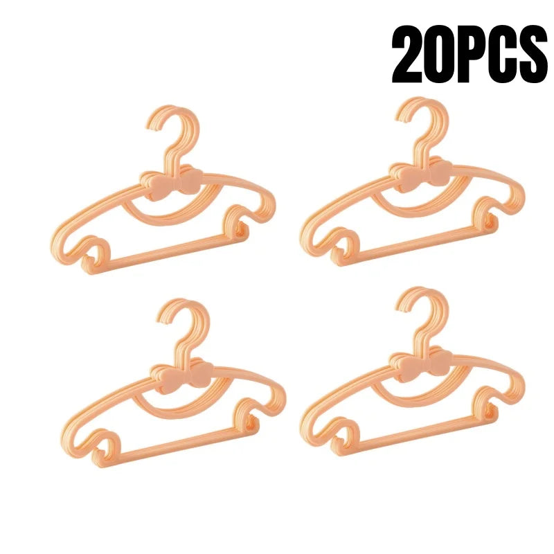 Baby Clothes Hangers - Kids Plastic Hangers | Slim Portable Nursery Rack - ZOOMNSTORE