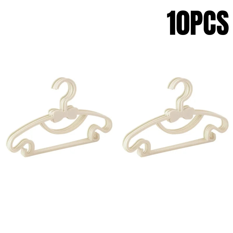 Baby Clothes Hangers - Kids Plastic Hangers | Slim Portable Nursery Rack - ZOOMNSTORE