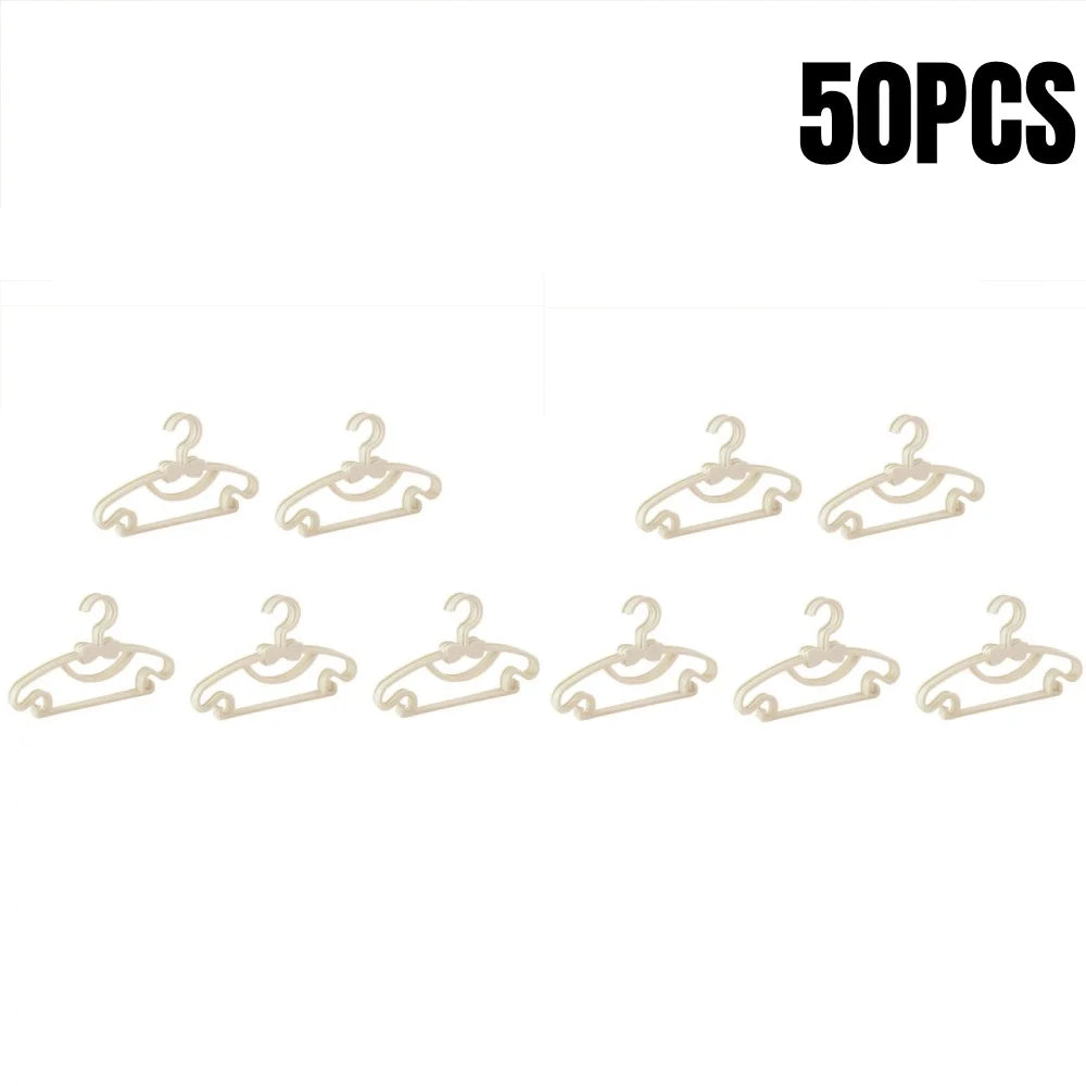 Baby Clothes Hangers - Kids Plastic Hangers | Slim Portable Nursery Rack - ZOOMNSTORE