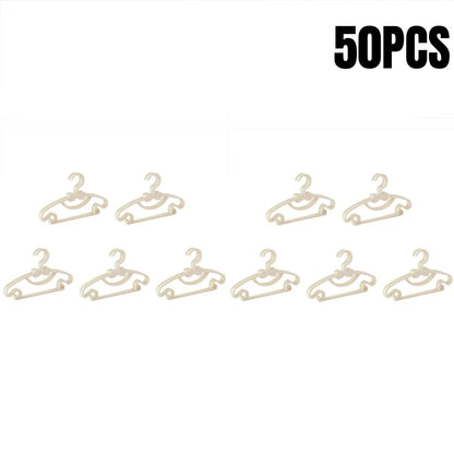 Baby Clothes Hangers - Kids Plastic Hangers | Slim Portable Nursery Rack - ZOOMNSTORE