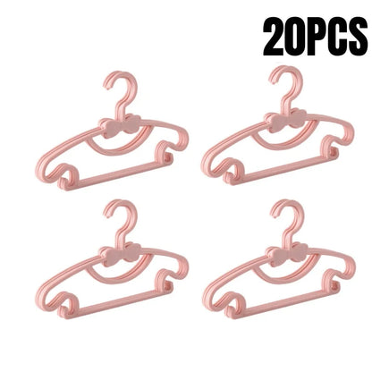 Baby Clothes Hangers - Kids Plastic Hangers | Slim Portable Nursery Rack - ZOOMNSTORE