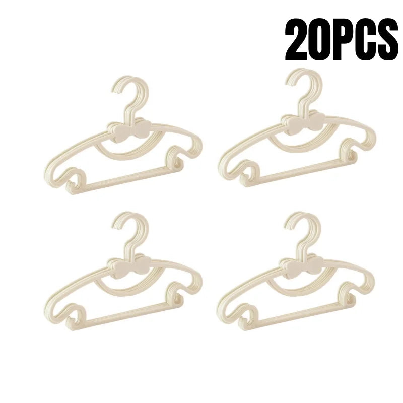 Baby Clothes Hangers - Kids Plastic Hangers | Slim Portable Nursery Rack - ZOOMNSTORE