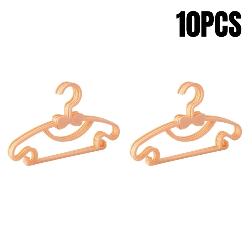 Baby Clothes Hangers - Kids Plastic Hangers | Slim Portable Nursery Rack - ZOOMNSTORE
