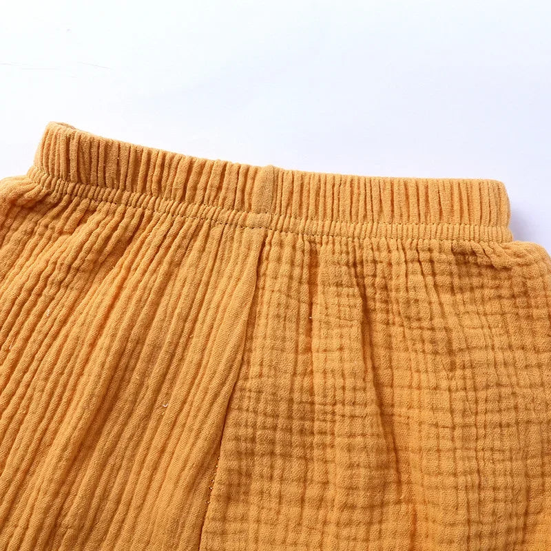 Baby Cotton Bloomers - Toddler Summer Shorts with Elastic Waist | Unisex Kids Casual Wear - ZOOMNSTORE