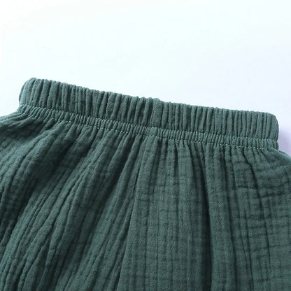 Baby Cotton Bloomers - Toddler Summer Shorts with Elastic Waist | Unisex Kids Casual Wear - ZOOMNSTORE