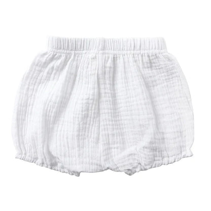 Baby Cotton Bloomers - Toddler Summer Shorts with Elastic Waist | Unisex Kids Casual Wear - ZOOMNSTORE