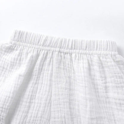 Baby Cotton Bloomers - Toddler Summer Shorts with Elastic Waist | Unisex Kids Casual Wear - ZOOMNSTORE