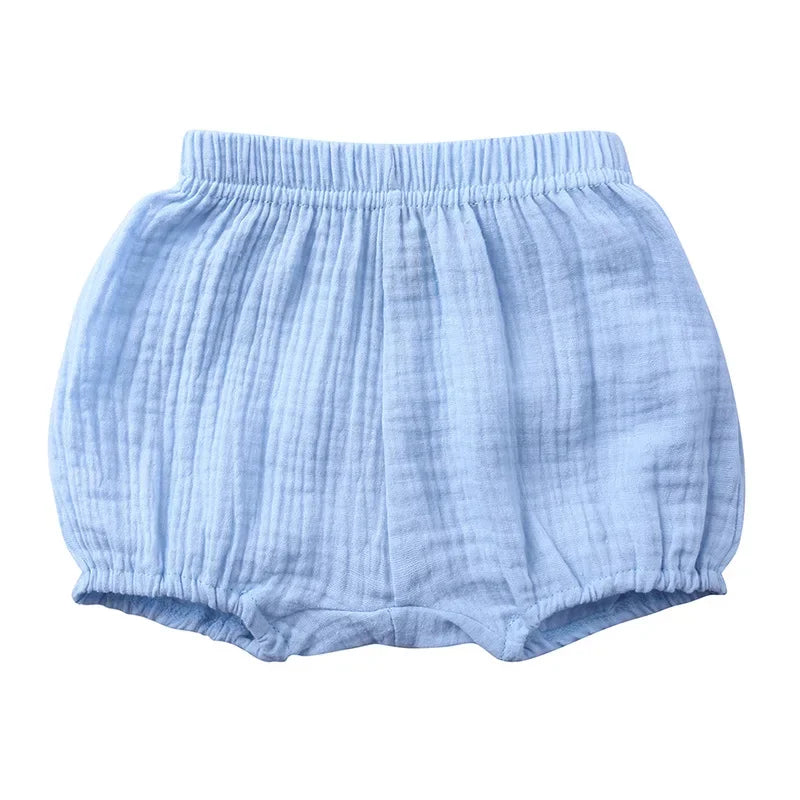 Baby Cotton Bloomers - Toddler Summer Shorts with Elastic Waist | Unisex Kids Casual Wear - ZOOMNSTORE