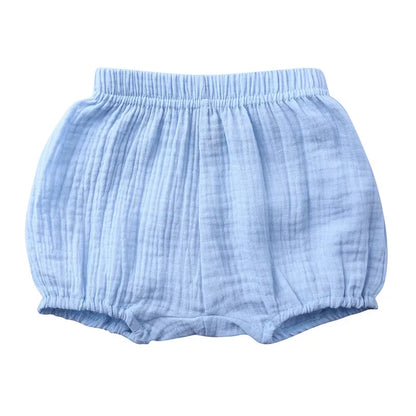 Baby Cotton Bloomers - Toddler Summer Shorts with Elastic Waist | Unisex Kids Casual Wear - ZOOMNSTORE