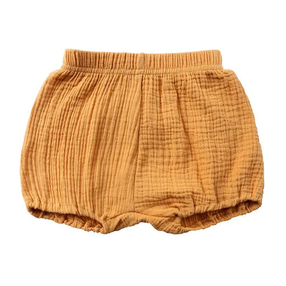Baby Cotton Bloomers - Toddler Summer Shorts with Elastic Waist | Unisex Kids Casual Wear - ZOOMNSTORE