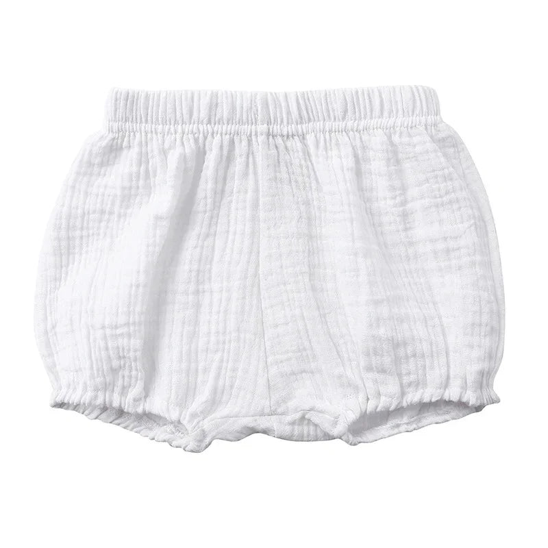 Baby Cotton Bloomers - Toddler Summer Shorts with Elastic Waist | Unisex Kids Casual Wear - ZOOMNSTORE