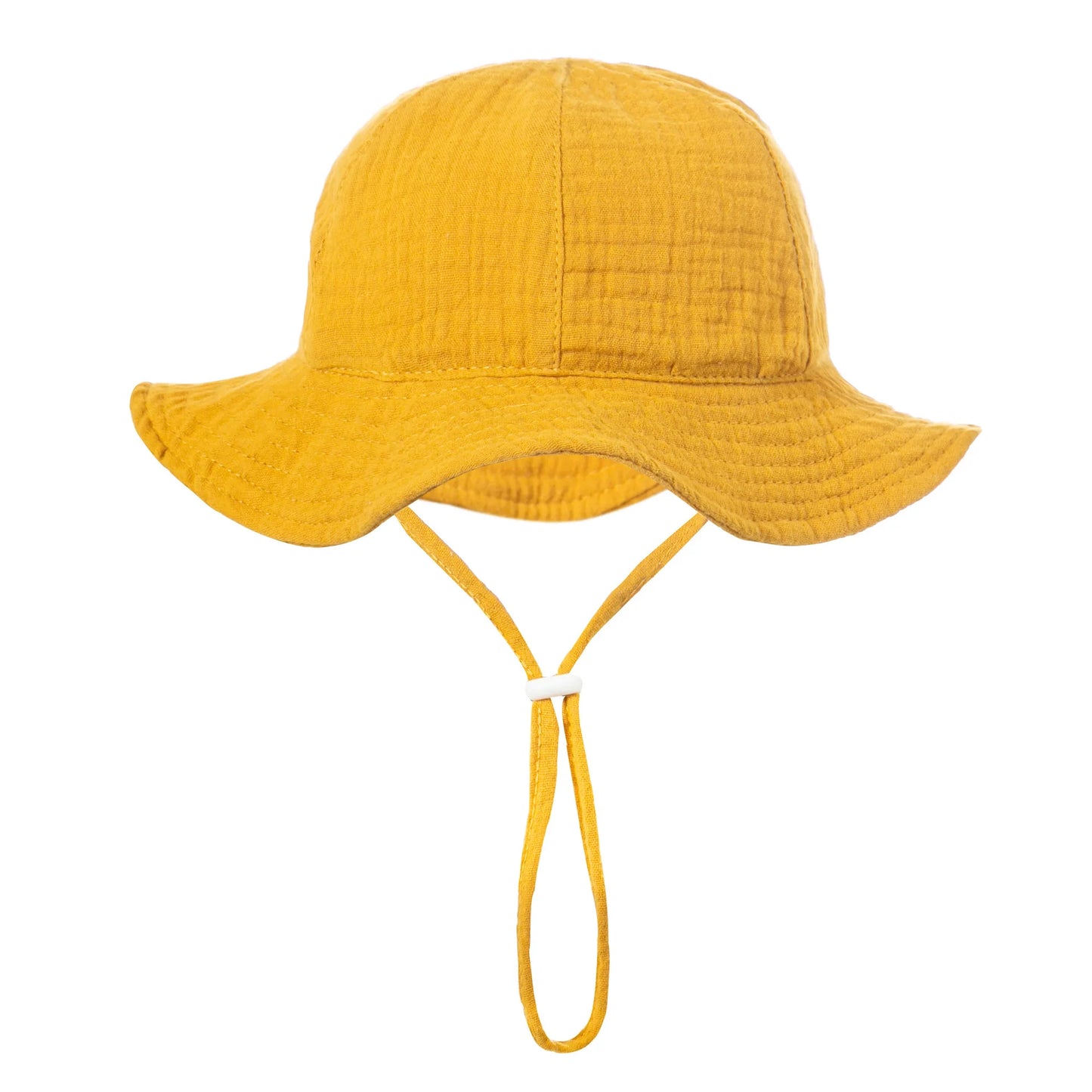 Baby Cotton Bucket Hat New Children Sunscreen Outdoor Caps Boys Girls Print Panama Hat Unisex Beach Fishing Hat For 3-12 Months - ZOOMNSTORE