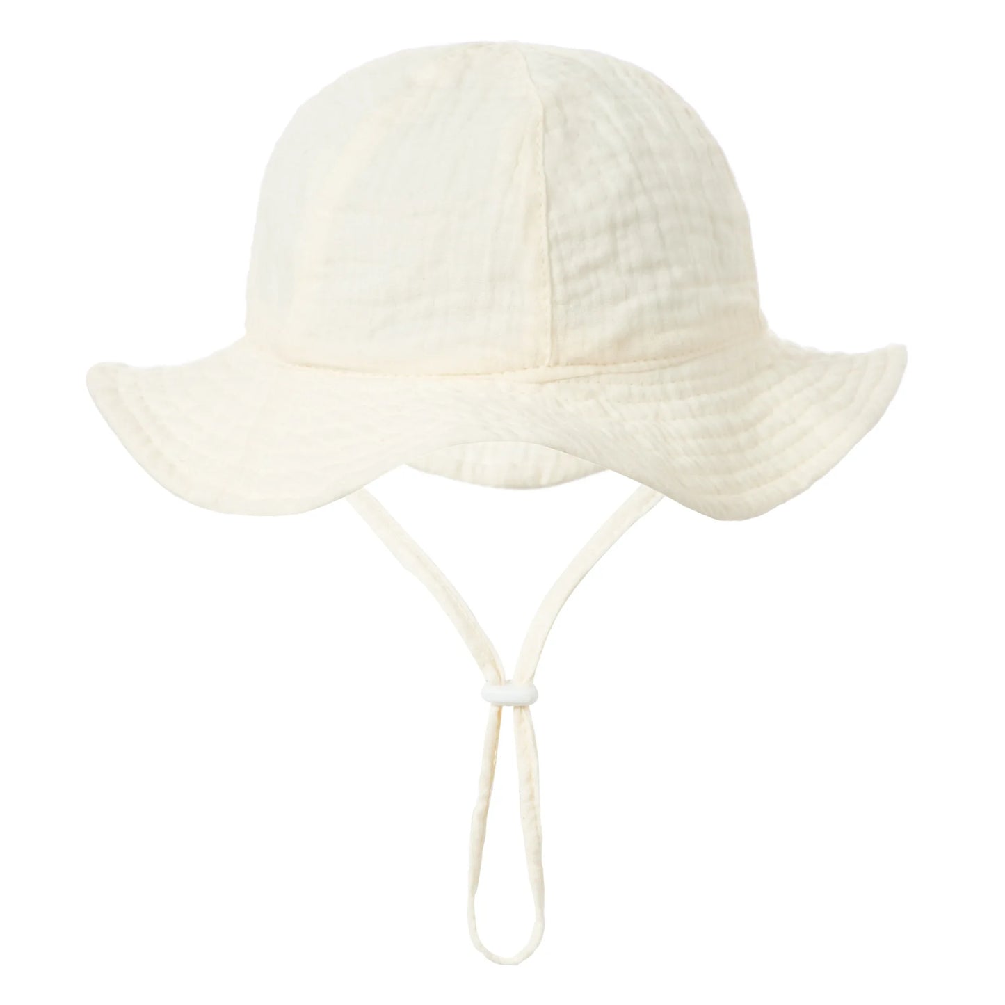 Baby Cotton Bucket Hat New Children Sunscreen Outdoor Caps Boys Girls Print Panama Hat Unisex Beach Fishing Hat For 3-12 Months - ZOOMNSTORE
