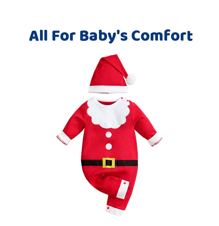 Baby Cotton Romper - Newborn Jumpsuit With Covered Button Closure | Soft Knit Fabric - ZOOMNSTORE