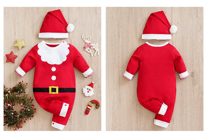 Baby Cotton Romper - Newborn Jumpsuit With Covered Button Closure | Soft Knit Fabric - ZOOMNSTORE