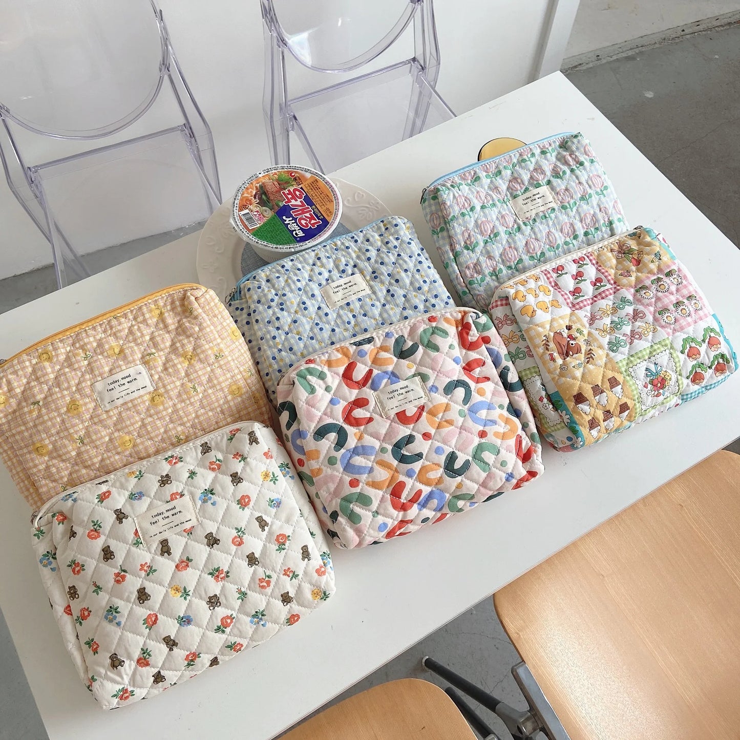 Baby Diaper Bag Cartoon Print Nappy Bag Zipper Handbag Carry Pack Travel Outdoor Diaper Storage Bag Multi Functional Storage Bag - ZOOMNSTORE