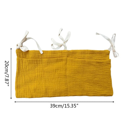Baby Diaper Bag Multifunctional Crib Storage Bag Toddler Bed Headboard Organizer For Kids Baby Bedding Accessories Newborn - ZOOMNSTORE