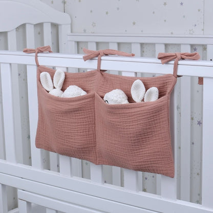 Baby Diaper Bag Multifunctional Crib Storage Bag Toddler Bed Headboard Organizer For Kids Baby Bedding Accessories Newborn - ZOOMNSTORE