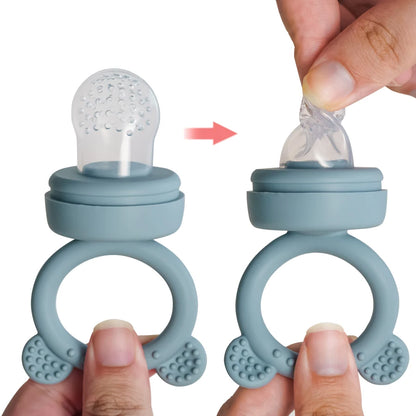 Baby Fruit Feeder Silicone Pacifier Cover | BPA Free Baby Feeding Soother - ZOOMNSTORE