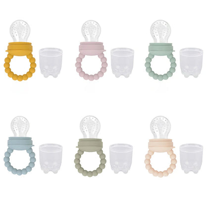 Baby Fruit Feeder – Silicone Pacifier Mesh Bag | BPA Free Toddler Teething Toy - ZOOMNSTORE