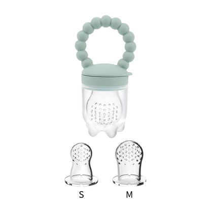 Baby Fruit Feeder – Silicone Pacifier Mesh Bag | BPA Free Toddler Teething Toy - ZOOMNSTORE