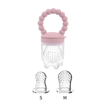 Baby Fruit Feeder – Silicone Pacifier Mesh Bag | BPA Free Toddler Teething Toy - ZOOMNSTORE