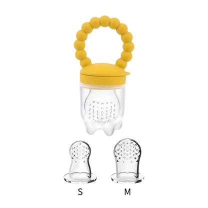Baby Fruit Feeder – Silicone Pacifier Mesh Bag | BPA Free Toddler Teething Toy - ZOOMNSTORE