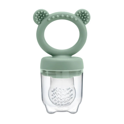 Baby Fruit Feeder Silicone Pacifier With Cover - BPA Free Teething Relief Toy - ZOOMNSTORE