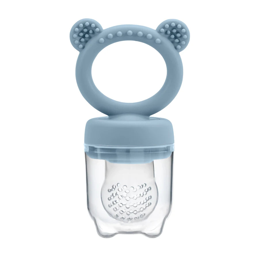 Baby Fruit Feeder Silicone Pacifier With Cover - BPA Free Teething Relief Toy - ZOOMNSTORE