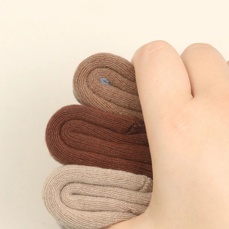 0-5Years Winter Thick Terry Cotton Baby Girl Sock with Rubber Soles Infant Animal Funny Sock Newborn Baby Indoor Floor Socks New - ZOOMNSTORE
