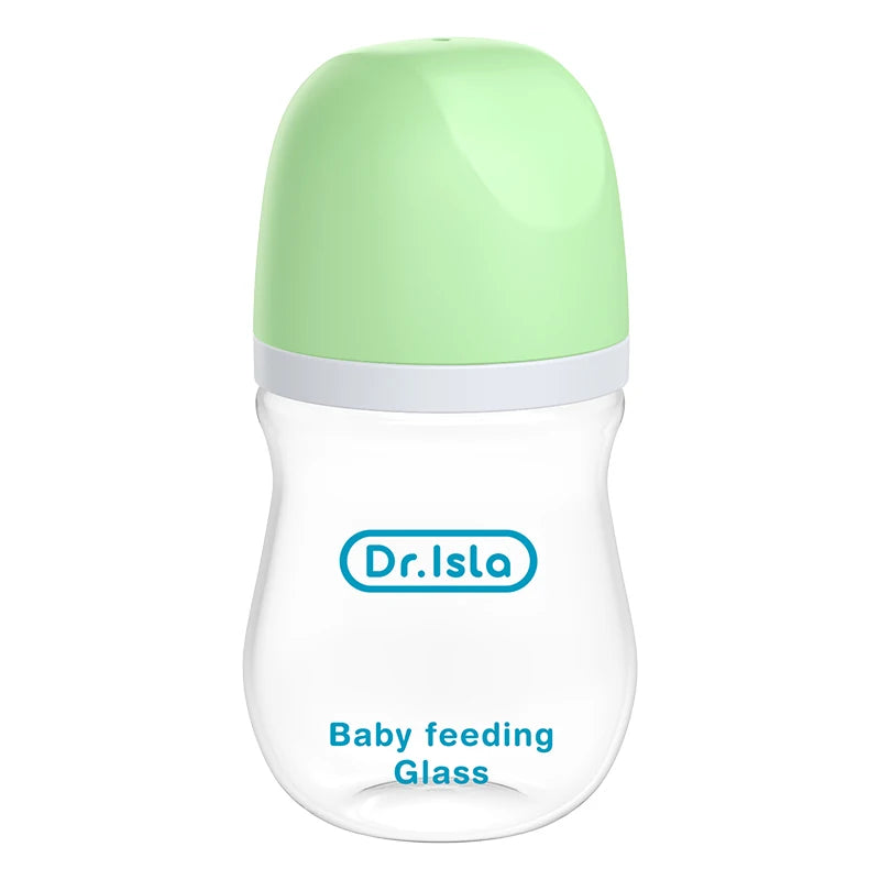 Baby Glass Bottle - Newborn Feeding Bottle 90ML & 160ML BPA Free Wide Mouth - ZOOMNSTORE