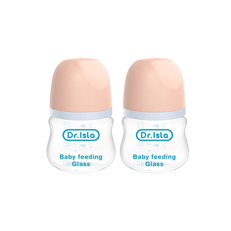 Baby Glass Bottle - Newborn Feeding Bottle 90ML & 160ML BPA Free Wide Mouth - ZOOMNSTORE