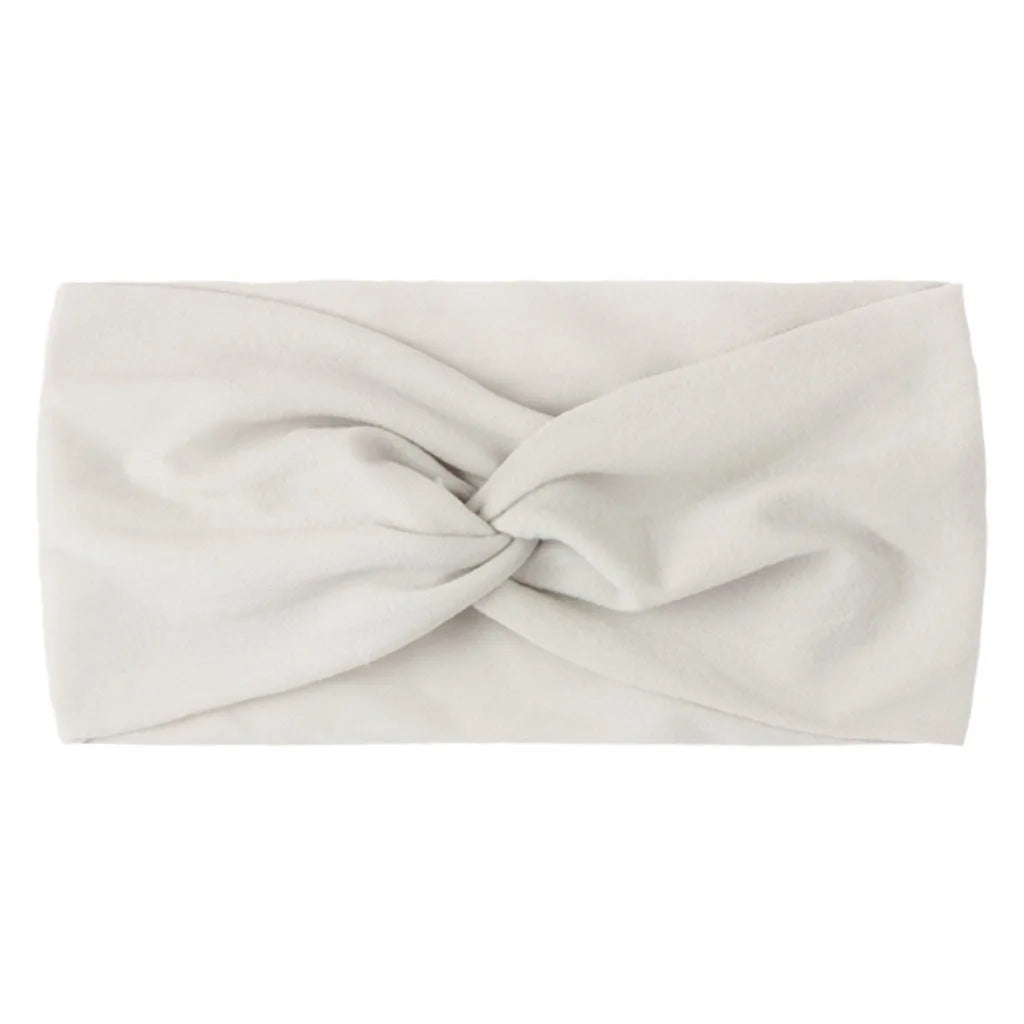 1 PCS Spring Summer Candy Color Baby Headband Girls Twisted Knotted Soft Elastic Baby Girl Headbands Hair Accessories - ZOOMNSTORE