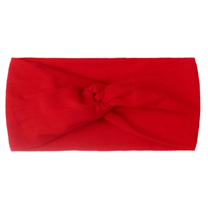 1 PCS Spring Summer Candy Color Baby Headband Girls Twisted Knotted Soft Elastic Baby Girl Headbands Hair Accessories - ZOOMNSTORE