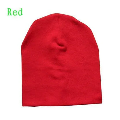 6M-3Y Baby Street Dance Hip Hop Hat Cotton Spring Autumn Toddler Cap Scarf for Boys Girls Winter Warm Solid Color Children - ZOOMNSTORE