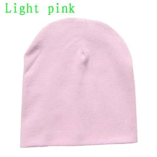 6M-3Y Baby Street Dance Hip Hop Hat Cotton Spring Autumn Toddler Cap Scarf for Boys Girls Winter Warm Solid Color Children - ZOOMNSTORE