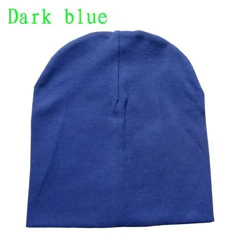6M-3Y Baby Street Dance Hip Hop Hat Cotton Spring Autumn Toddler Cap Scarf for Boys Girls Winter Warm Solid Color Children - ZOOMNSTORE